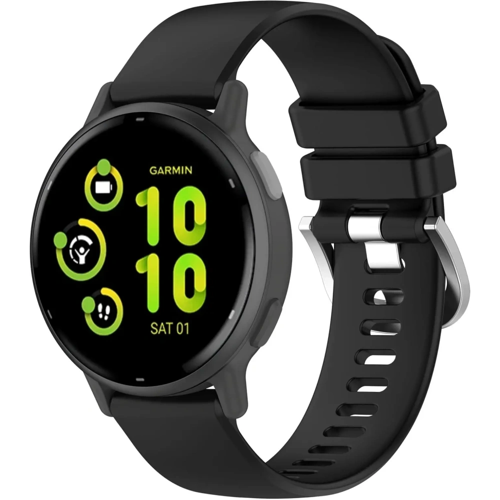 Hurtownia GSM - Bizon Strap Óra Szilikon Pro Garmin Vivoactive 5 fekete - BIZ3734 - {ean13} - Hurt