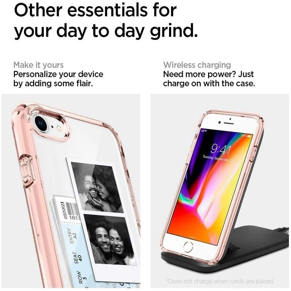 Wholesale Spigen Ultra Hybrid Apple iPhone SE 2022/SE 2020/8/7 Rose Crystal - SPN1061RS - {ean13} - Hurt
