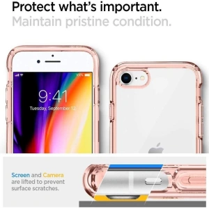 Etui Spigen Ultra Hybrid Apple iPhone SE 2022/SE 2020/8/7 Rose Crystal
