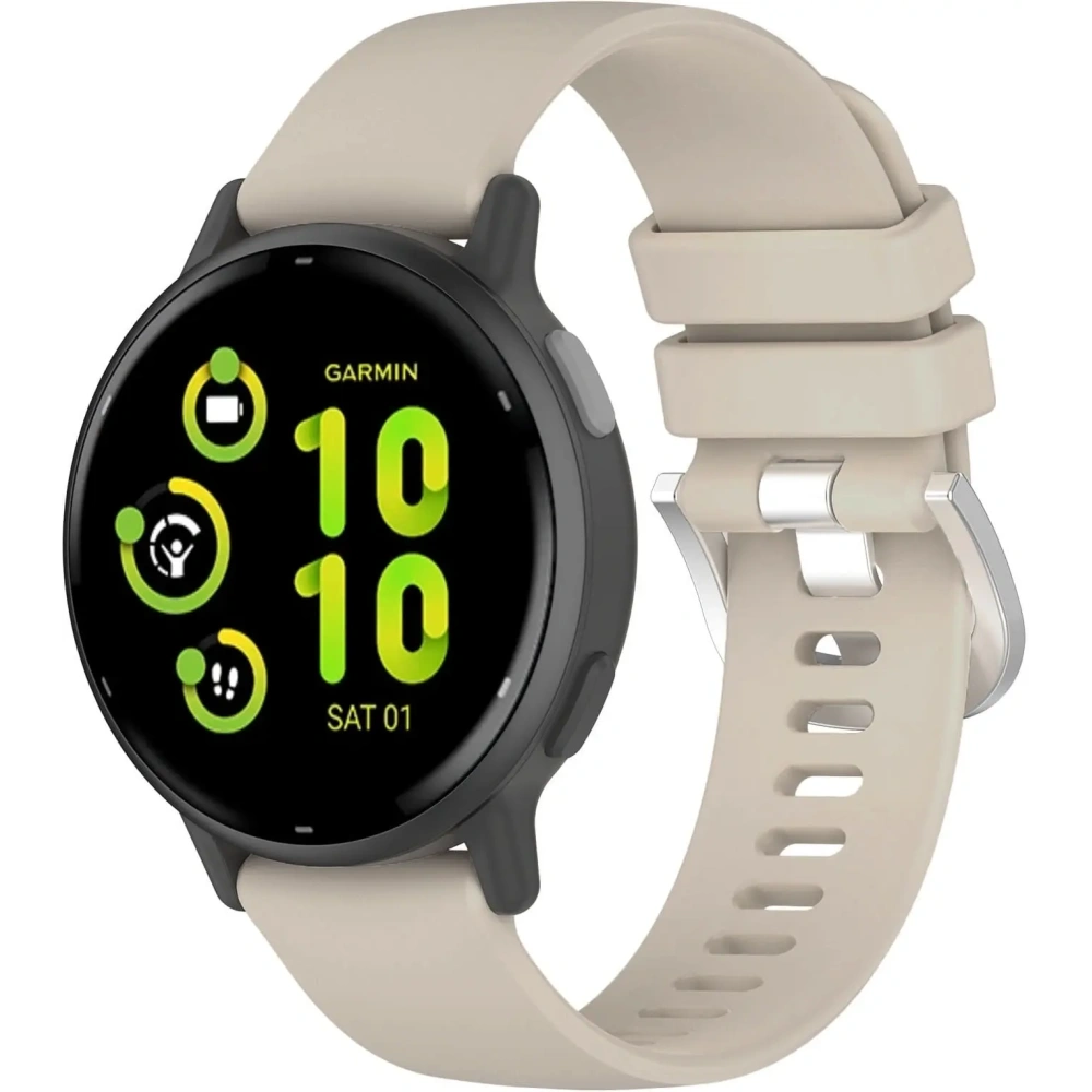 Hurtownia GSM - Pasek Bizon Strap Watch Silicone Pro do Garmin Vivoactive 5 jasnoszary - BIZ3736 - {ean13} - Hurt