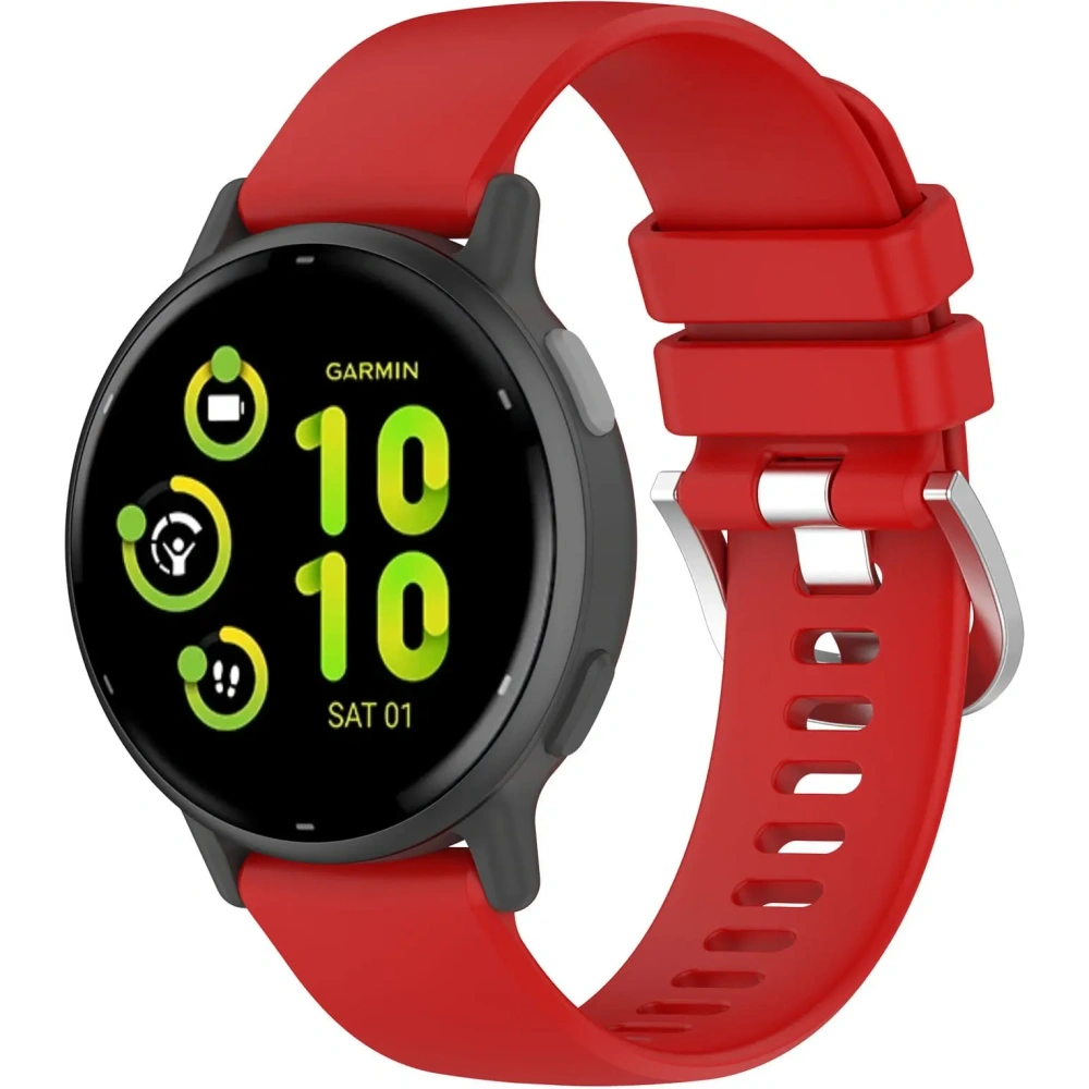 Hurtownia GSM - Bizon Strap Óra Szilikon Pro Garmin Vivoactive 5 piros - BIZ3738 - {ean13} - Hurt