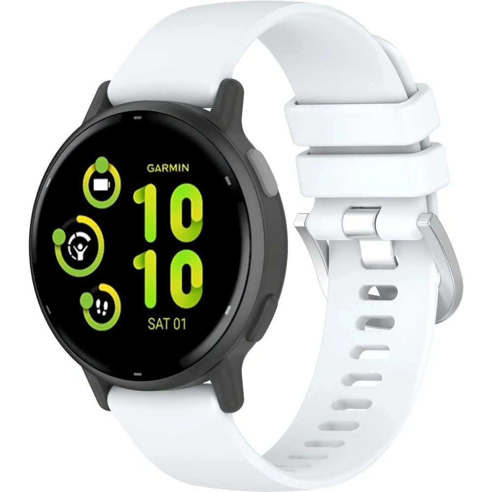 Hurtownia GSM - Pasek Bizon Strap Watch Silicone Pro do Garmin Vivoactive 5 biały - BIZ3739 - {ean13} - Hurt