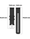 Hurtownia GSM - Pasek Bizon Strap Watch Silicone Pro do Huawei Watch GT 5 Pro 42mm/GT 5 41mm/GT 4 41mm černý - BIZ3744 - {ean13} - Hurt