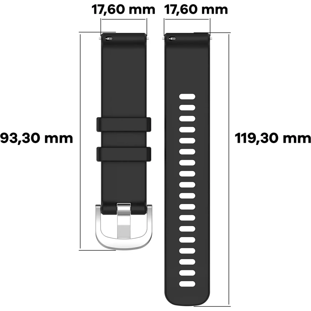 Hurtownia GSM - Bizon Strap Watch Silicone Pro Huawei Watch GT 5 Pro 42mm/GT 5 41mm/GT 4 41mm fekete - BIZ3744 - {ean13} - Hurt