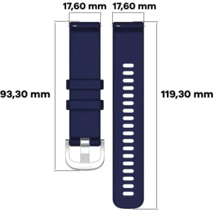Hurtownia GSM - Bizon szíjas óra szilikon Pro Huawei Watch GT 5 Pro 42mm/GT 5 41mm/GT 4 41mm tengerészkék - BIZ3745 - {ean13} - Hurt