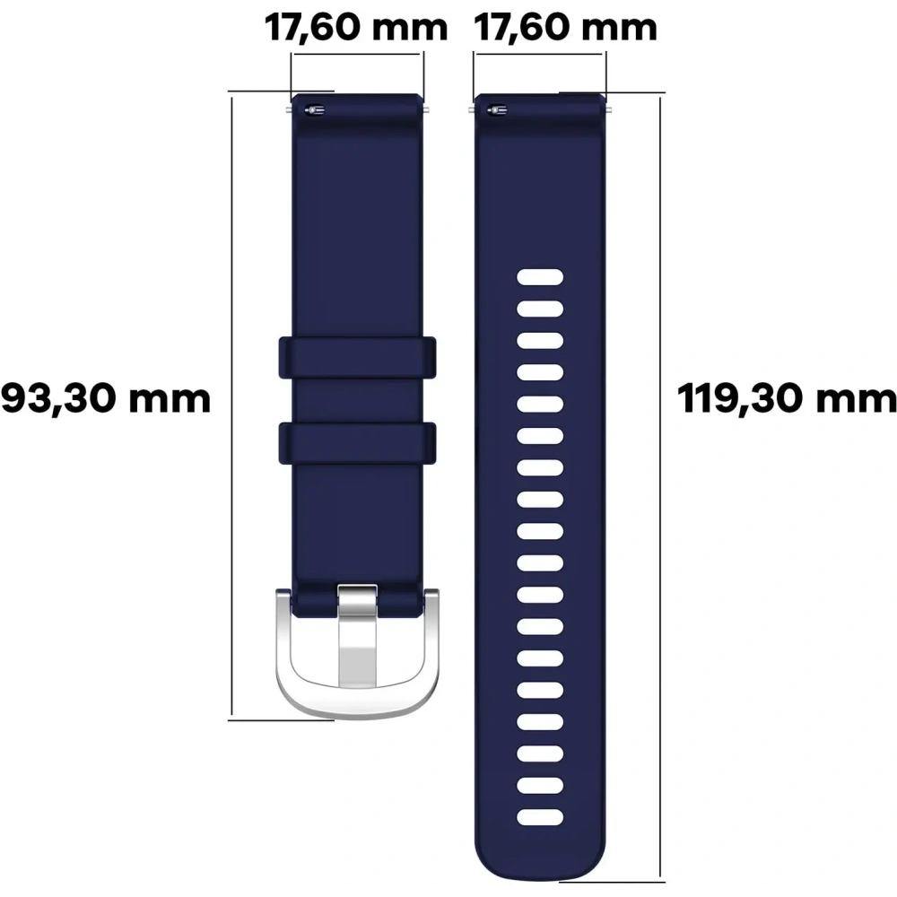 Hurtownia GSM - Pasek Bizon Strap Watch Silicone Pro do Huawei Watch GT 5 Pro 42mm/GT 5 41mm/GT 4 41mm modrý - BIZ3745 - {ean13} - Hurt