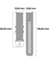 Wholesale Bizon Strap Watch Silicone Pro Huawei Watch GT 5 Pro 42mm/GT 5 41mm/GT 4 41mm light grey - BIZ3747 - {ean13} - Hurt