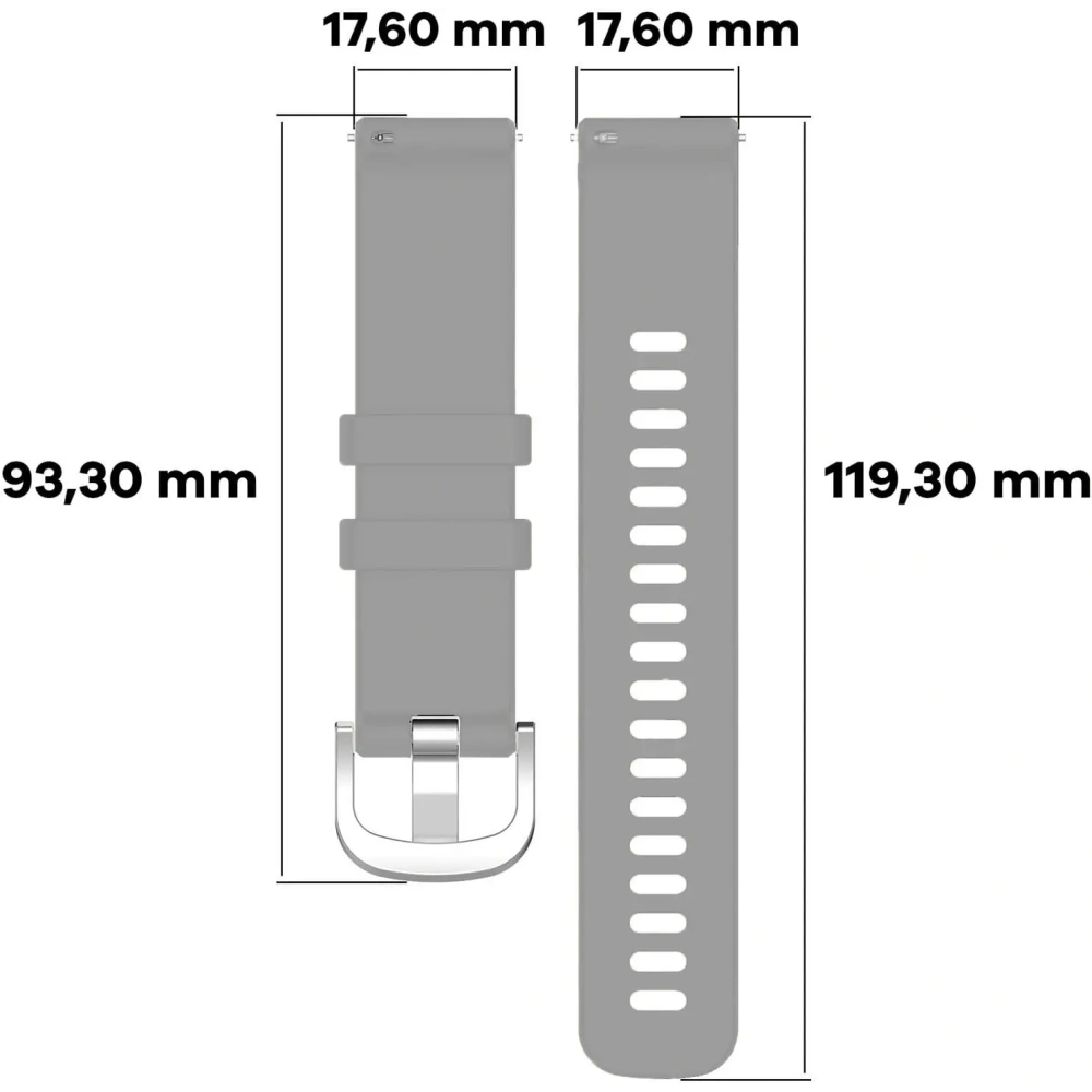 Wholesale Bizon Strap Watch Silicone Pro Huawei Watch GT 5 Pro 42mm/GT 5 41mm/GT 4 41mm light grey - BIZ3747 - {ean13} - Hurt