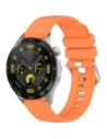 Pasek Bizon Strap Watch Silicone Pro do Huawei Watch GT 5 Pro 42mm/GT 5 41mm/GT 4 41mm oranžový