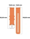 Hurtownia GSM - Pasek Bizon Strap Watch Silicone Pro do Huawei Watch GT 5 Pro 42mm/GT 5 41mm/GT 4 41mm oranžový - BIZ3748 - {ean13} - Hurt