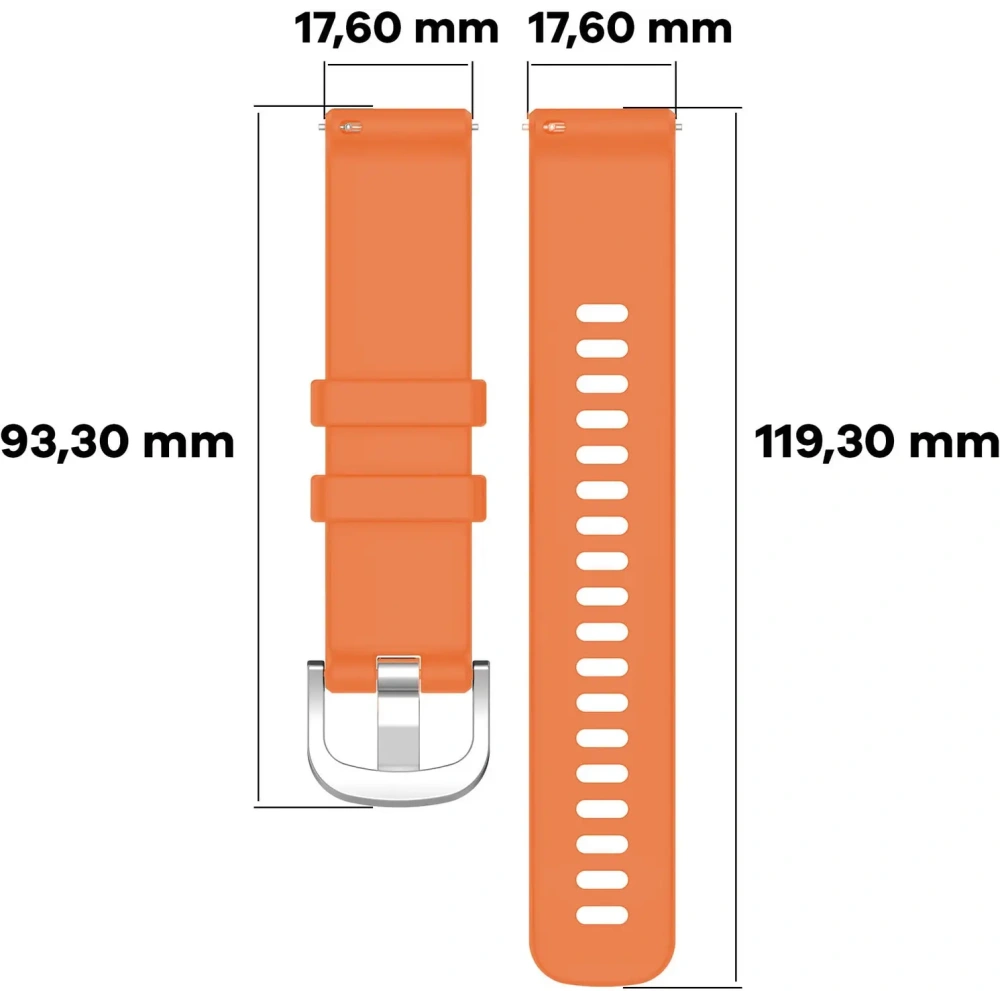 Hurtownia GSM - Pasek Bizon Strap Watch Silicone Pro do Huawei Watch GT 5 Pro 42mm/GT 5 41mm/GT 4 41mm oranžový - BIZ3748 - {ean13} - Hurt