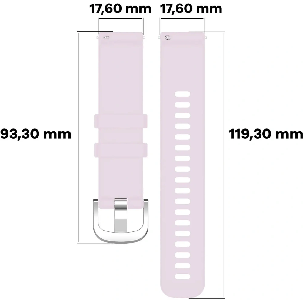 Hurtownia GSM - Pasek Bizon Strap Watch Silicone Pro do Huawei Watch GT 5 Pro 42mm/GT 5 41mm/GT 4 41mm pudrově růžový - BIZ3749 - {ean13} - Hurt