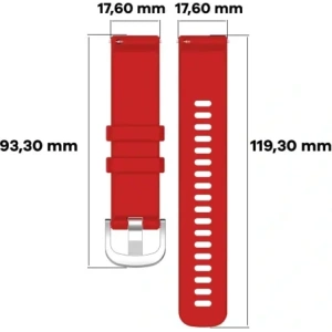 Hurtownia GSM - Bizon szíjas óra szilikon Pro Huawei Óra GT 5 Pro 42mm/GT 5 41mm/GT 4 41mm piros - BIZ3750 - {ean13} - Hurt