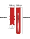 Hurtownia GSM - Pasek Bizon Strap Watch Silicone Pro do Huawei Watch GT 5 Pro 42mm/GT 5 41mm/GT 4 41mm czerwony - BIZ3750 - {ean13} - Hurt