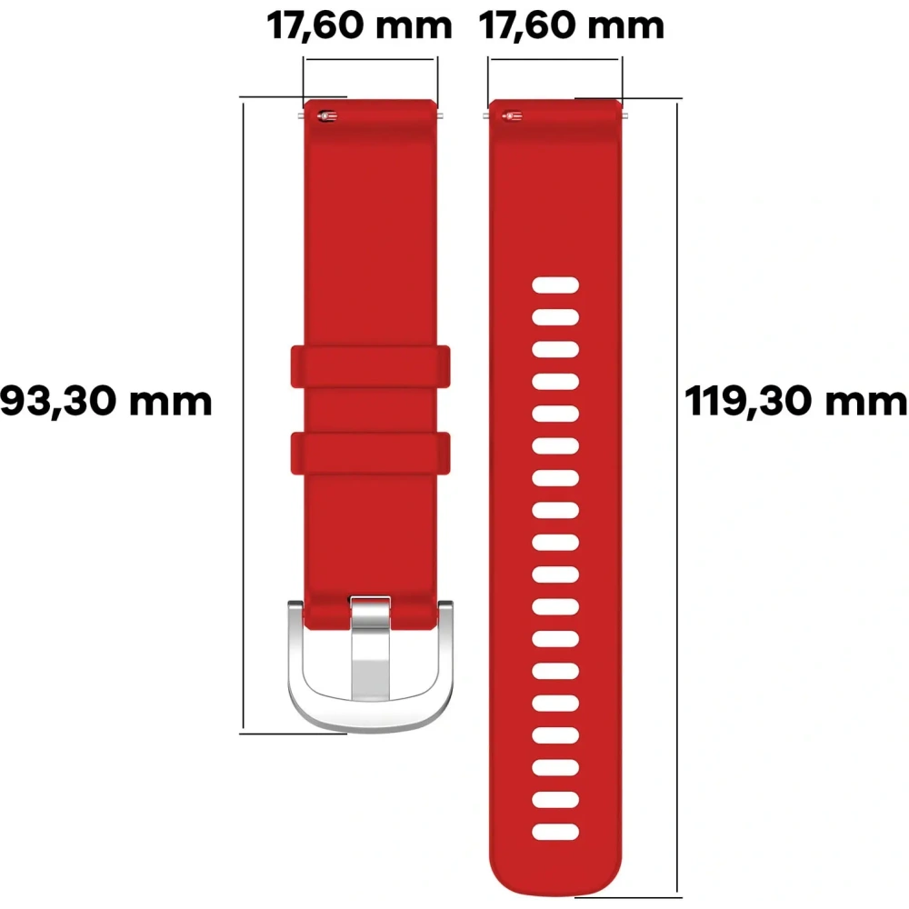 Hurtownia GSM - Pasek Bizon Strap Watch Silicone Pro do Huawei Watch GT 5 Pro 42mm/GT 5 41mm/GT 4 41mm czerwony - BIZ3750 - {ean13} - Hurt