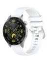 Pasek Bizon Strap Watch Silicone Pro do Huawei Watch GT 5 Pro 42mm/GT 5 41mm/GT 4 41mm bílý