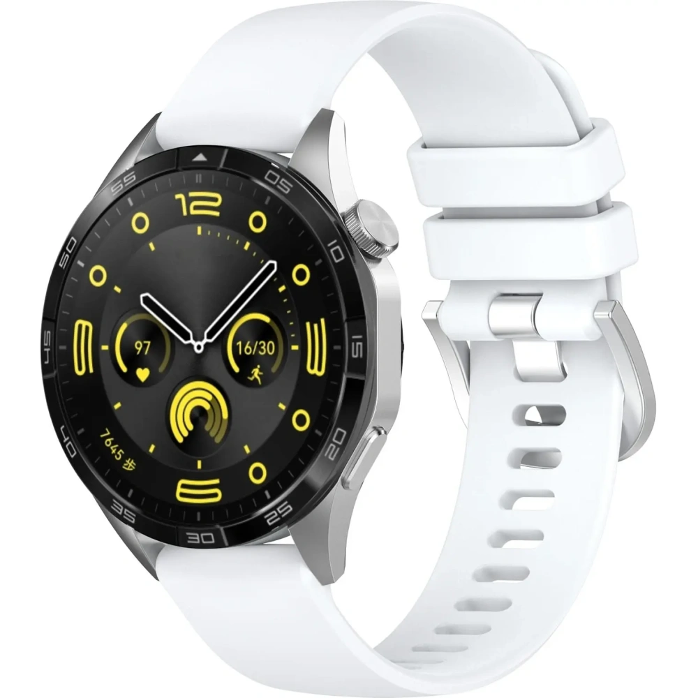 Hurtownia GSM - Pasek Bizon Strap Watch Silicone Pro do Huawei Watch GT 5 Pro 42mm/GT 5 41mm/GT 4 41mm bílý - BIZ3751 - {ean13} - Hurt