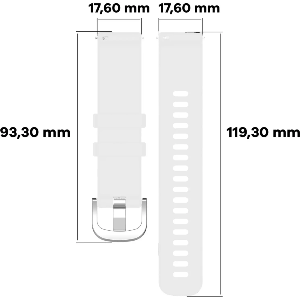 Hurtownia GSM - Pasek Bizon Strap Watch Silicone Pro do Huawei Watch GT 5 Pro 42mm/GT 5 41mm/GT 4 41mm bílý - BIZ3751 - {ean13} - Hurt