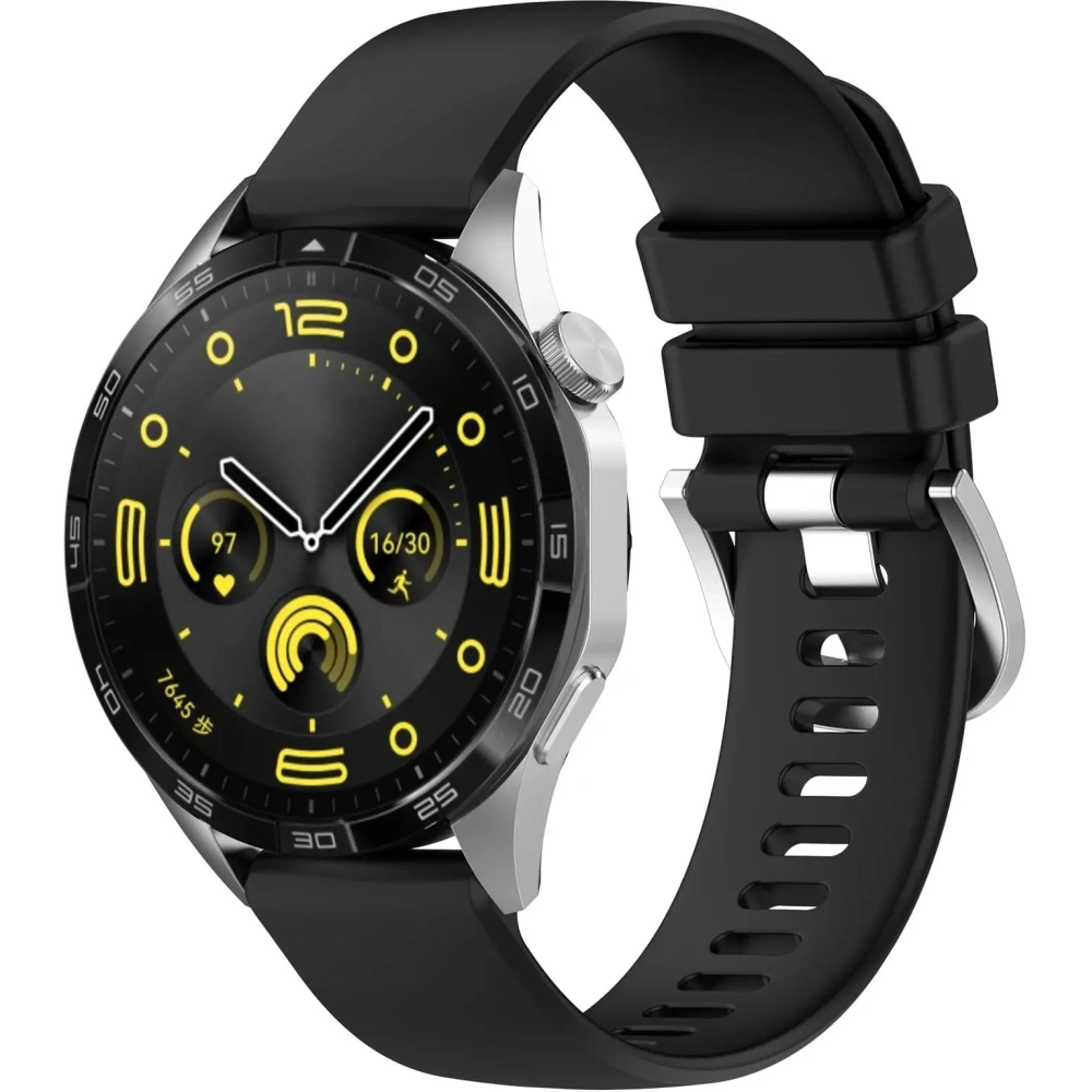 Wholesale Bizon Strap Watch Silicone Pro Huawei Watch GT 5 Pro/GT 5/GT 4 46mm black - BIZ3756 - {ean13} - Hurt