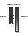 Wholesale Bizon Strap Watch Silicone Pro Huawei Watch GT 5 Pro/GT 5/GT 4 46mm black - BIZ3756 - {ean13} - Hurt
