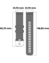 Hurtownia GSM - Bizon Strap Uhr Silikon Pro Huawei Uhr GT 5 Pro/GT 5/GT 4 46mm grau - BIZ3757 - {ean13} - Hurt