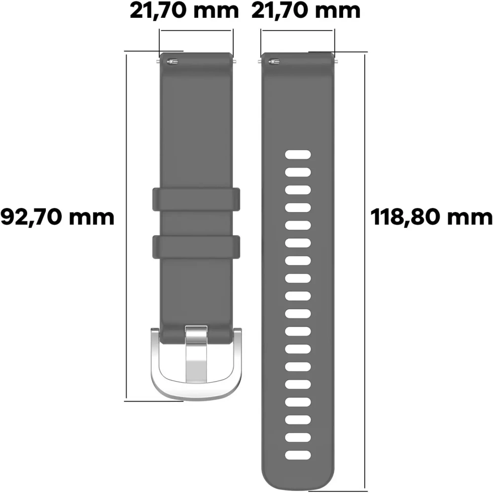 Hurtownia GSM - Bizon Strap Uhr Silikon Pro Huawei Uhr GT 5 Pro/GT 5/GT 4 46mm grau - BIZ3757 - {ean13} - Hurt