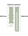 Hurtownia GSM - Pasek Bizon Strap Watch Silicone Pro do Huawei Watch GT 5 Pro/GT 5/GT 4 46mm tyrkysový - BIZ3758 - {ean13} - Hurt