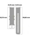 Hurtownia GSM - Pasek Bizon Strap Watch Silicone Pro do Huawei Watch GT 5 Pro/GT 5/GT 4 46mm jasnoszary - BIZ3759 - {ean13} - Hurt
