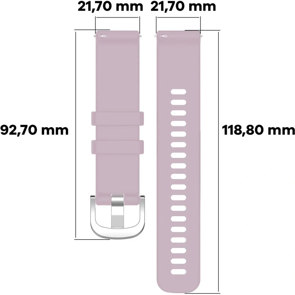 Wholesale Bizon Strap Watch Silicone Pro Huawei Watch GT 5 Pro/GT 5/GT 4 46mm light purple - BIZ3760 - {ean13} - Hurt