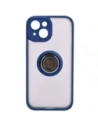 Hurtownia GSM - Bizon Case Hybrid Ring Apple iPhone 15 fumuriu cu un cadru albastru închis - BIZ3765 - {ean13} - Hurt