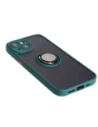 Hurtownia GSM - Bizon Case Hybrid Ring Apple iPhone 15 fumuriu cu un cadru verde închis - BIZ3766 - {ean13} - Hurt