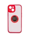 Hurtownia GSM - Bizon Case Hybrid Ring Apple iPhone 15 fumuriu cu un cadru roșu - BIZ3767 - {ean13} - Hurt