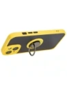 Hurtownia GSM - Bizon Case Hybrid Ring Apple iPhone 15 fumuriu cu un cadru galben - BIZ3769 - {ean13} - Hurt