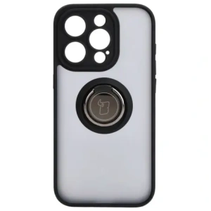 Hurtownia GSM - Bizon Case Hybrid Ring Apple iPhone 15 Pro füstös fekete kerettel - BIZ3770 - {ean13} - Hurt