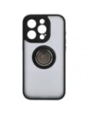 Hurtownia GSM - Etui s úchytem na palec Bizon Case Hybrid Ring pro Apple iPhone 15 Pro kouřové s černým rámečkem - BIZ3770 - {ean13} - Hurt