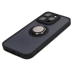 Hurtownia GSM - Bizon Case Hybrid Ring Apple iPhone 15 Pro füstös fekete kerettel - BIZ3770 - {ean13} - Hurt