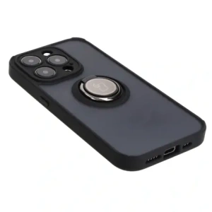 Hurtownia GSM - Bizon Case Hybrid Ring Apple iPhone 15 Pro füstös fekete kerettel - BIZ3770 - {ean13} - Hurt