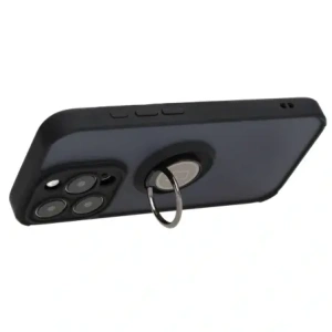 Hurtownia GSM - Bizon Case Hybrid Ring Apple iPhone 15 Pro füstös fekete kerettel - BIZ3770 - {ean13} - Hurt