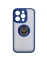 Hurtownia GSM - Bizon Case Hybrid Ring Apple iPhone 15 Pro rauchig mit einem marineblauen Rahmen - BIZ3771 - {ean13} - Hurt