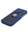 Hurtownia GSM - Bizon Case Hybrid Ring Apple iPhone 15 Pro rauchig mit einem marineblauen Rahmen - BIZ3771 - {ean13} - Hurt