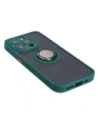 Hurtownia GSM - Bizon Case Hybrid Ring Apple iPhone 15 Pro füstös sötétzöld kerettel - BIZ3772 - {ean13} - Hurt