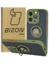 Hurtownia GSM - Bizon Case Hybrid Ring Apple iPhone 15 Pro fumuriu cu un cadru verde - BIZ3773 - {ean13} - Hurt