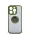 Hurtownia GSM - Bizon Case Hybrid Ring Apple iPhone 15 Pro rauchig mit einem grünen Rahmen - BIZ3773 - {ean13} - Hurt