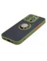 Hurtownia GSM - Bizon Case Hybrid Ring Apple iPhone 15 Pro rauchig mit einem grünen Rahmen - BIZ3773 - {ean13} - Hurt