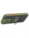 Hurtownia GSM - Bizon Case Hybrid Ring Apple iPhone 15 Pro fumuriu cu un cadru verde - BIZ3773 - {ean13} - Hurt