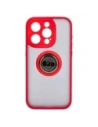 Hurtownia GSM - Bizon Case Hybrid Ring Apple iPhone 15 Pro füstös piros kerettel - BIZ3774 - {ean13} - Hurt