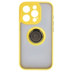 Hurtownia GSM - Bizon Case Hybrid Ring Apple iPhone 15 Pro füstös sárga kerettel - BIZ3776 - {ean13} - Hurt