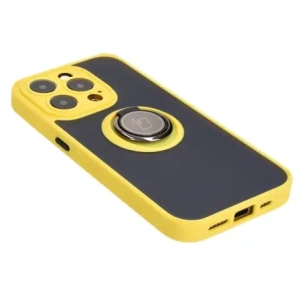 Hurtownia GSM - Bizon Case Hybrid Ring Apple iPhone 15 Pro füstös sárga kerettel - BIZ3776 - {ean13} - Hurt