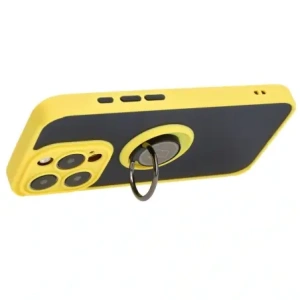 Hurtownia GSM - Bizon Case Hybrid Ring Apple iPhone 15 Pro füstös sárga kerettel - BIZ3776 - {ean13} - Hurt