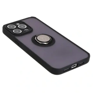 Hurtownia GSM - Bizon Case Hybrid Ring Apple iPhone 15 Pro Max rauchig mit einem schwarzen Rahmen - BIZ3777 - {ean13} - Hurt